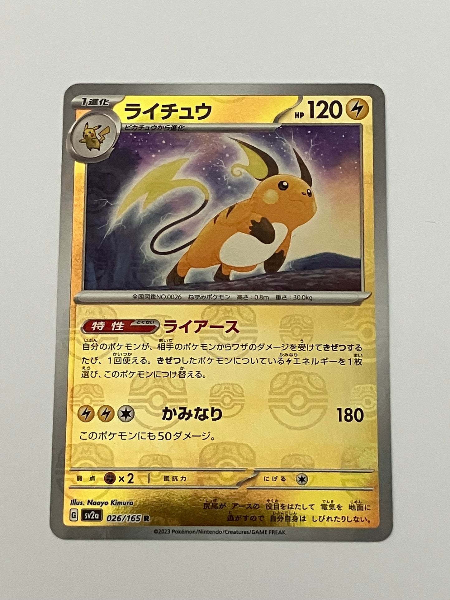 ライチュウ　マスターボールミラー