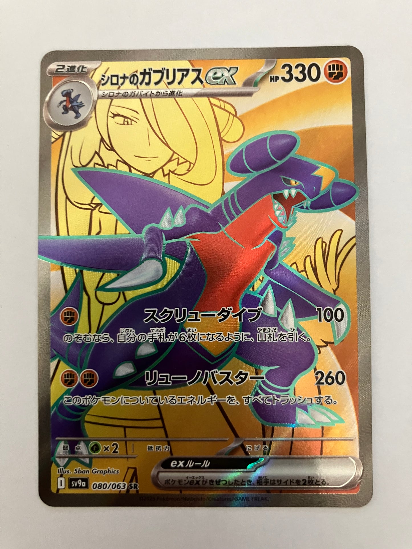 シロナのガブリアスex SR